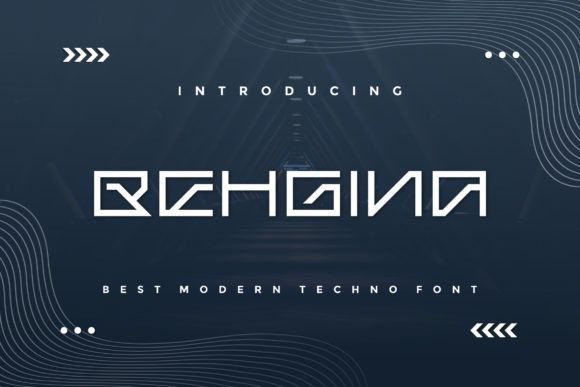 Behgina: A Cool and Modern Display Font for Creative Projects