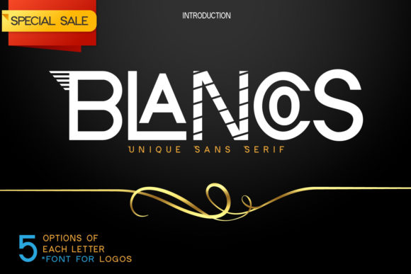 Blancos: The Modern Display Font for Bold Design Projects
