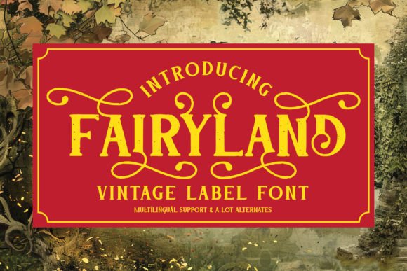 Discover Fairyland: A Display Font That Brings Designs to Life
