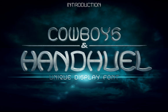 Discover Handhuel: A Playful Display Font for Modern Designs