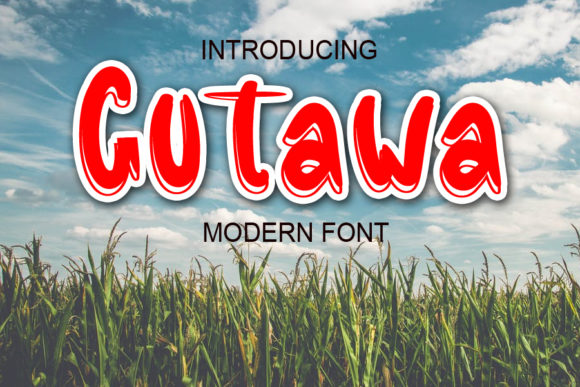 Discover the Bold Style of the Gutawa Display Font