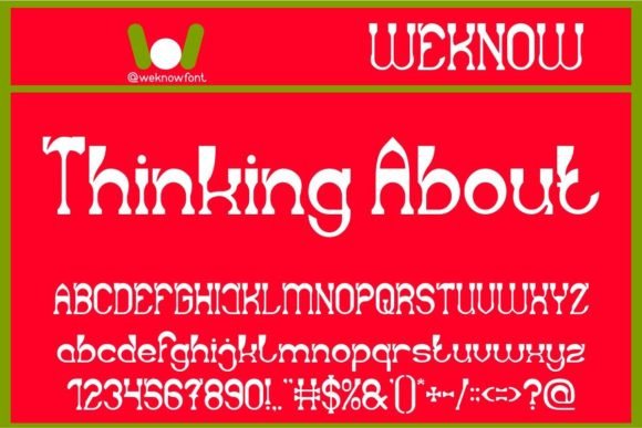 Discovering Thinking About: A Font That Sparks Joy