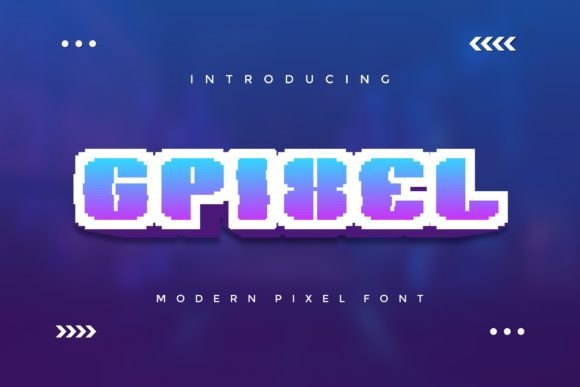 Explore the Creative Power of the Gpixel Display Font